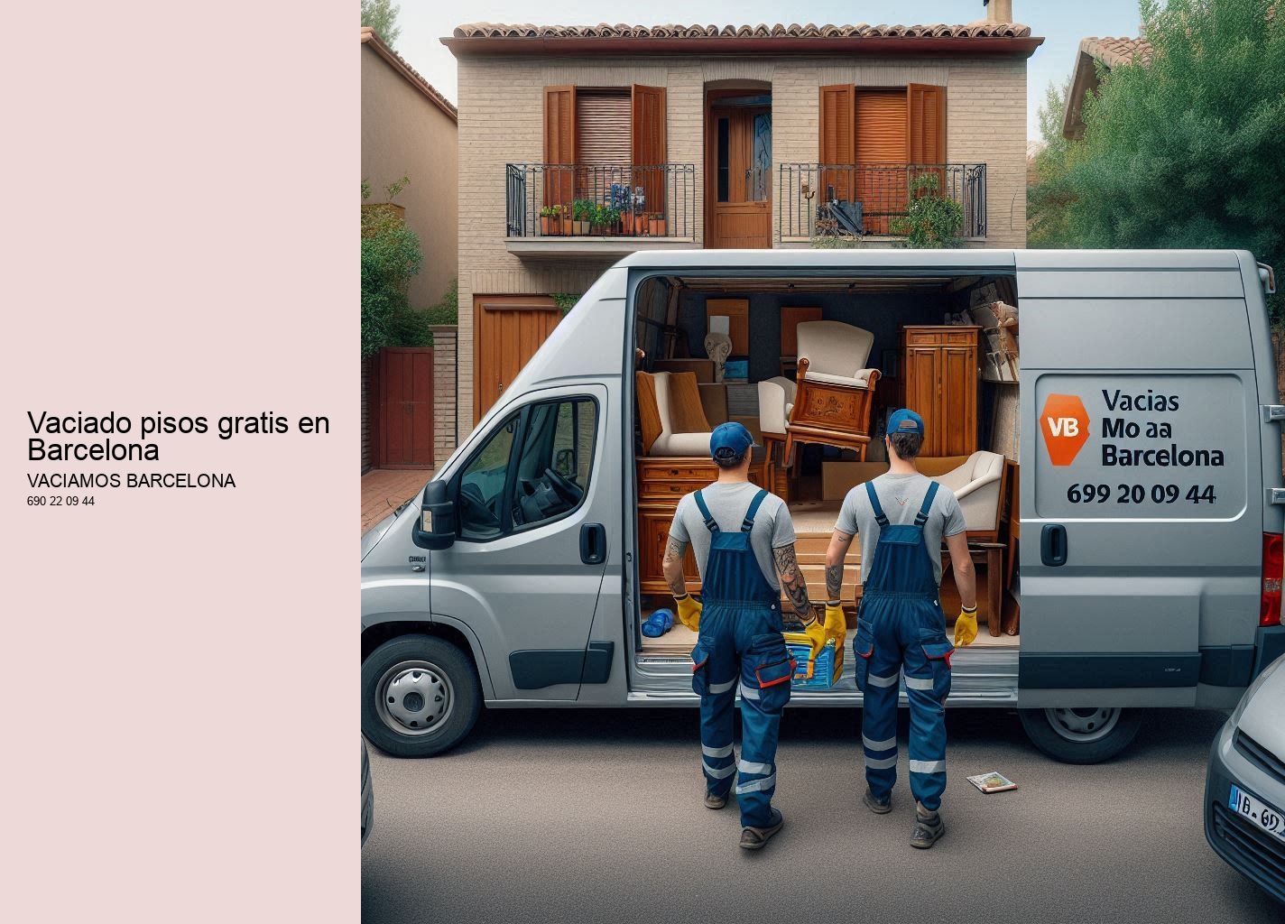 Vaciado pisos gratis en Barcelona