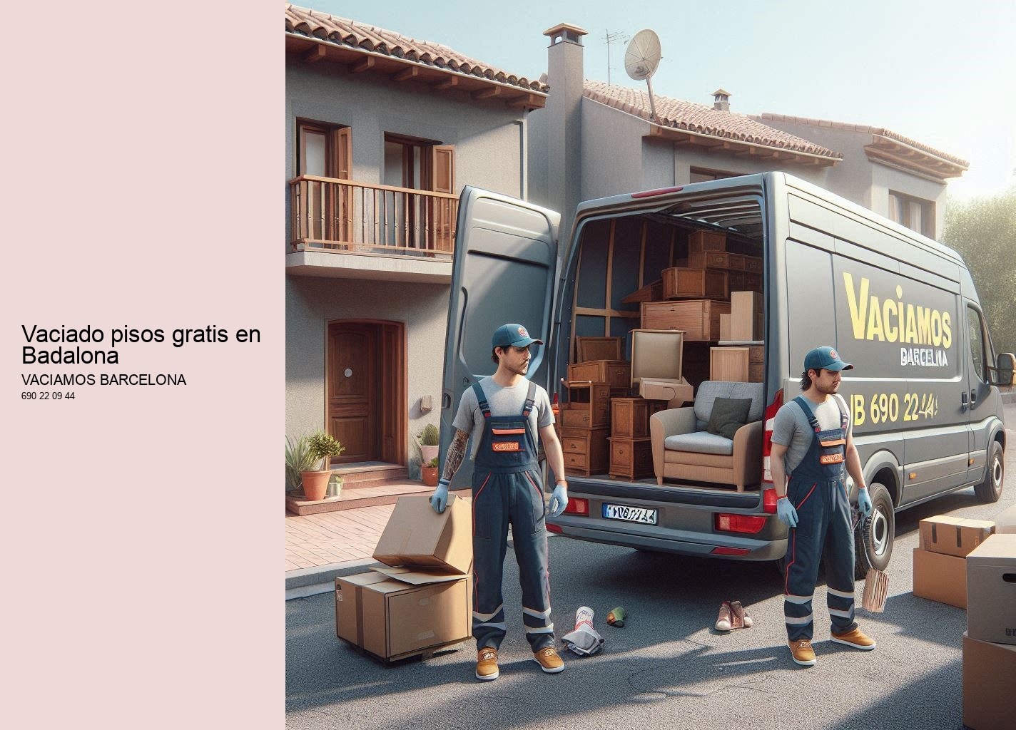 Vaciado pisos gratis en Badalona