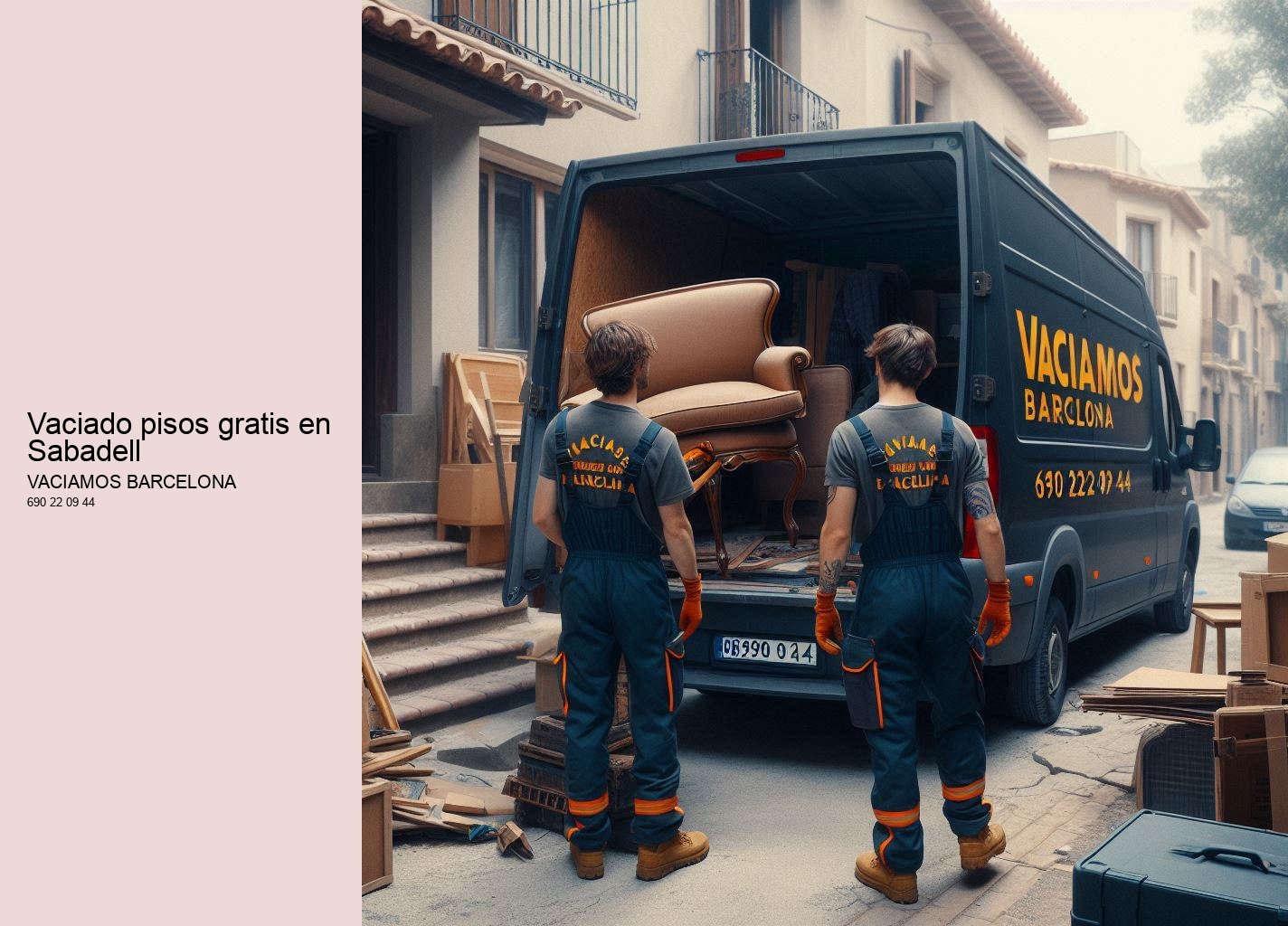 Vaciado pisos gratis en Sabadell