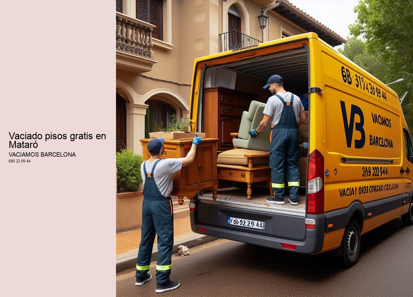 Vaciado pisos gratis en Mataró